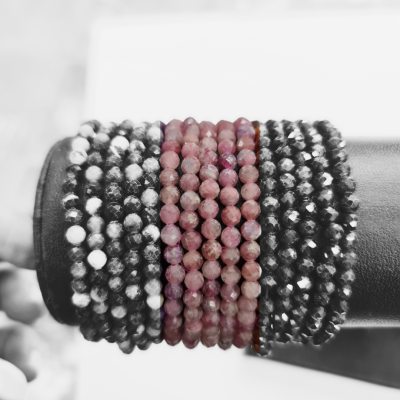 Pulseras Micro #3 - Turmalina Rosa