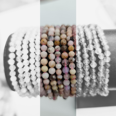 Pulseras Micro #3 - Ópalo Rosa