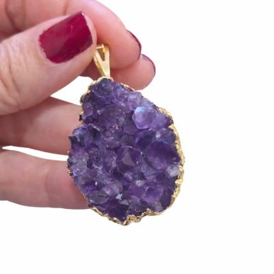 Colgantes Drusa de Amatista