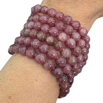 Pulsera Cuarzo Fresa