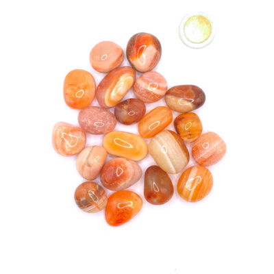 Rodados de Agata Bandeada - Paquete x 50 gr