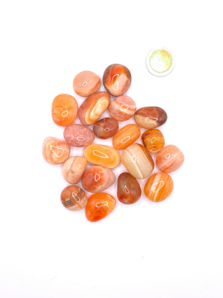 Rodados de Agata Bandeada - Paquete x 50 gr