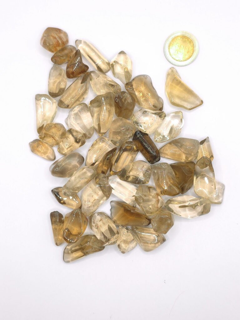 Rodados de Citrino Brasilero - Paquete x 50 gr