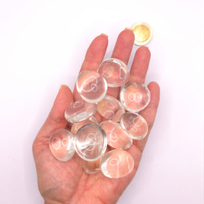 Rodados de Cuarzo Cristal Extra - Paquete x 50 gr