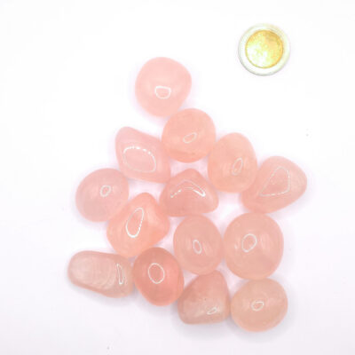 Rodados de Cuarzo Rosa - Paquete x 50 gr