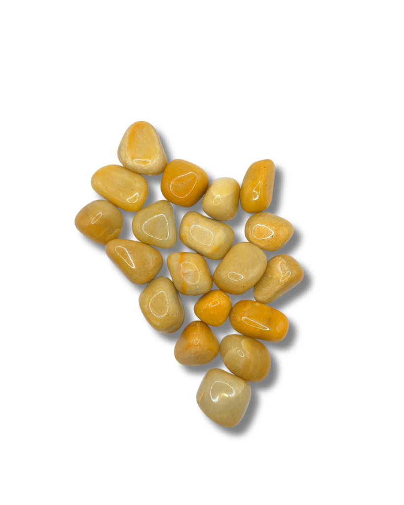 Rodados de Jaspe Amarillo - Paquete x 50 gr