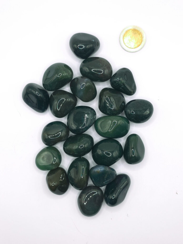 Rodados de Jaspe Verde - Paquete x 50 gr