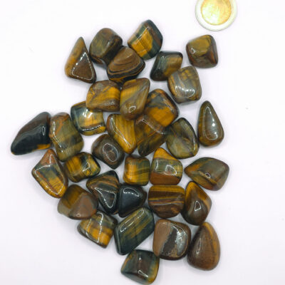 Rodados de Ojo de Tigre - Paquete x 50 gr