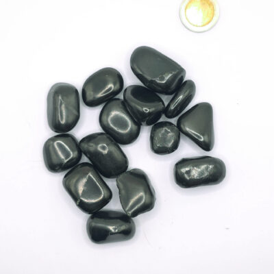 Rodados de Shungita Pulida - Paquete x 50 gr