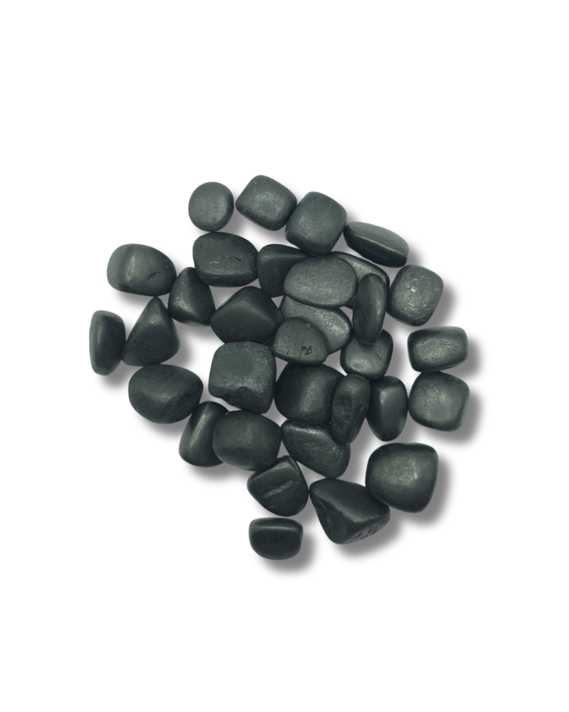 Rodados de Shungita sin Pulir - Paquete x 50 gr