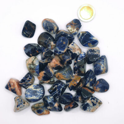 Rodados de Sodalita de Namibia Extra - Paquete x 50 gr